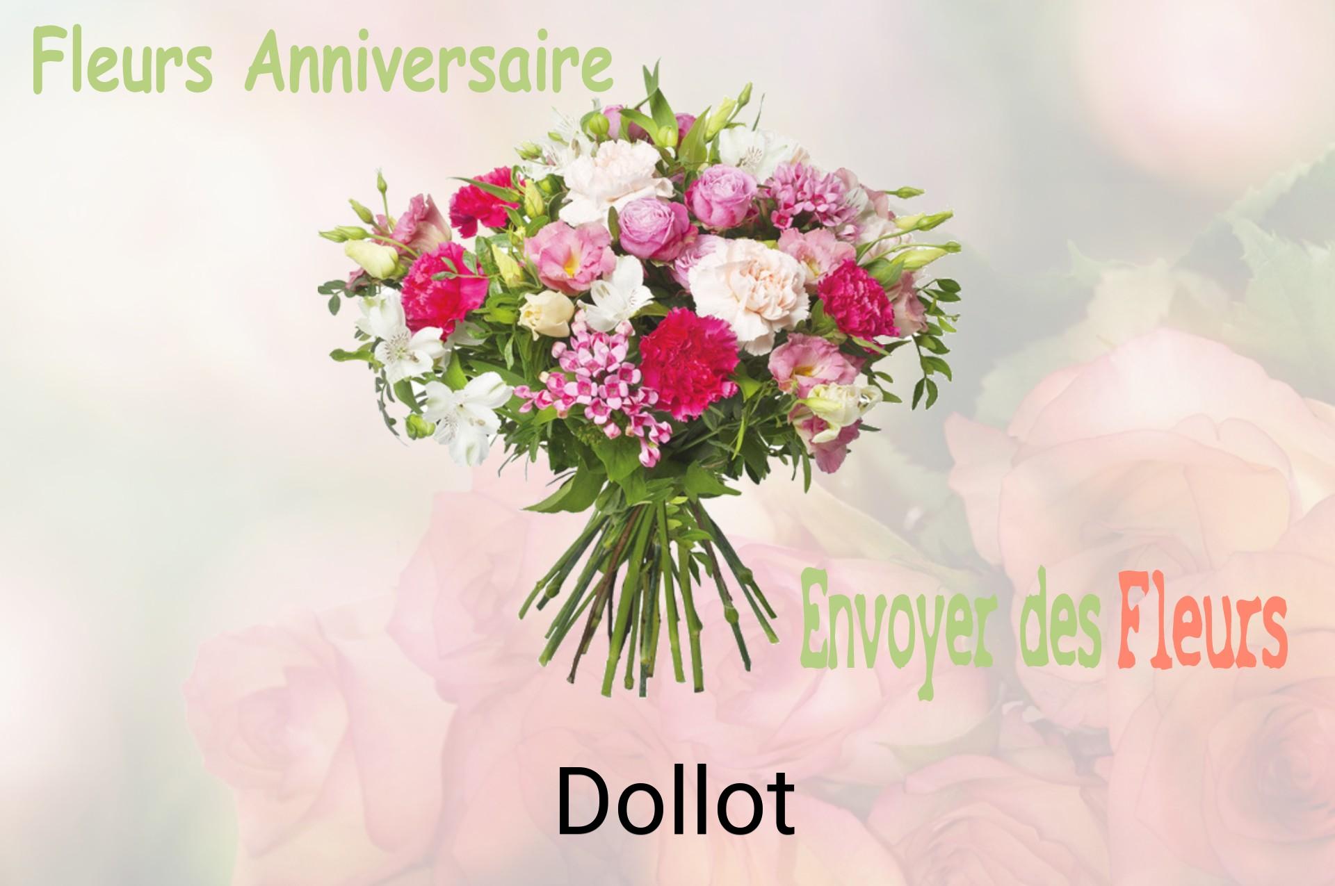 Bouquet de fleurs d’anniversaire livré à Dollot